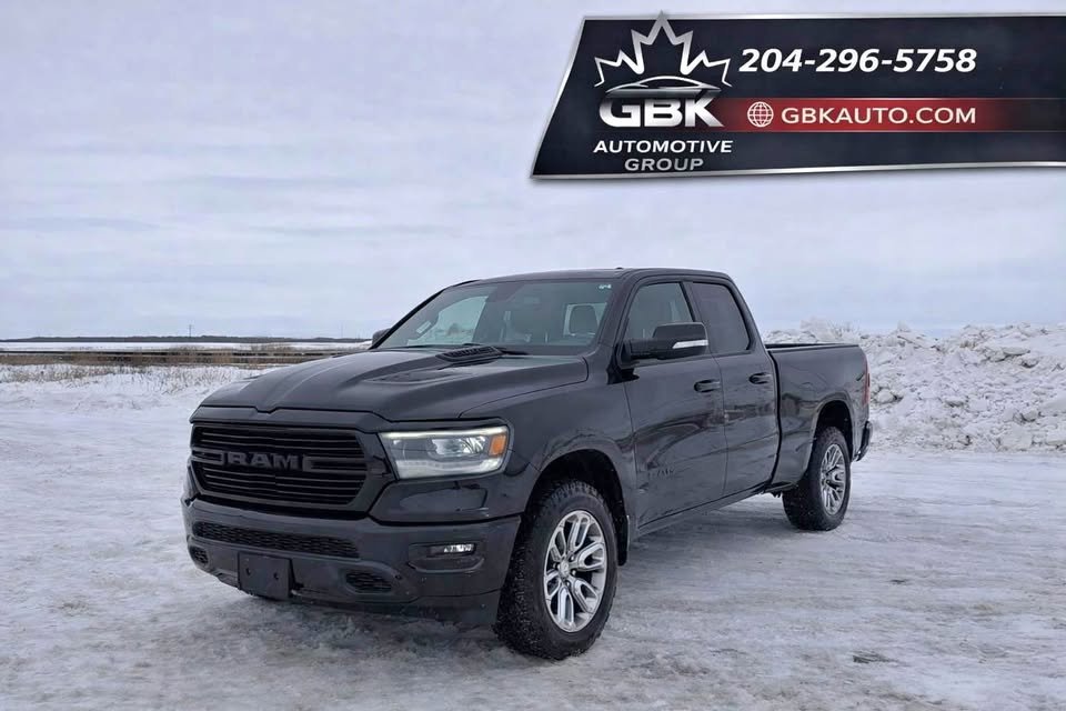 Black 2019 RAM 1500 Sport Quad Cab 4WD Pickup Truck Automatic