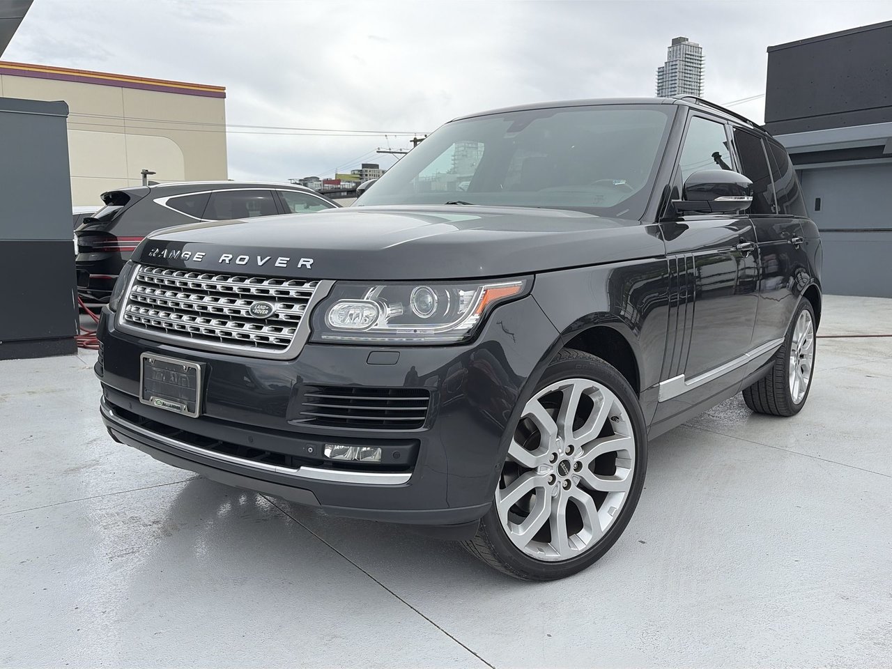 Gray 2015 Land Rover Range Rover V6 HSE 4WD SUV / Crossover Four-Wheel Drive Automatic