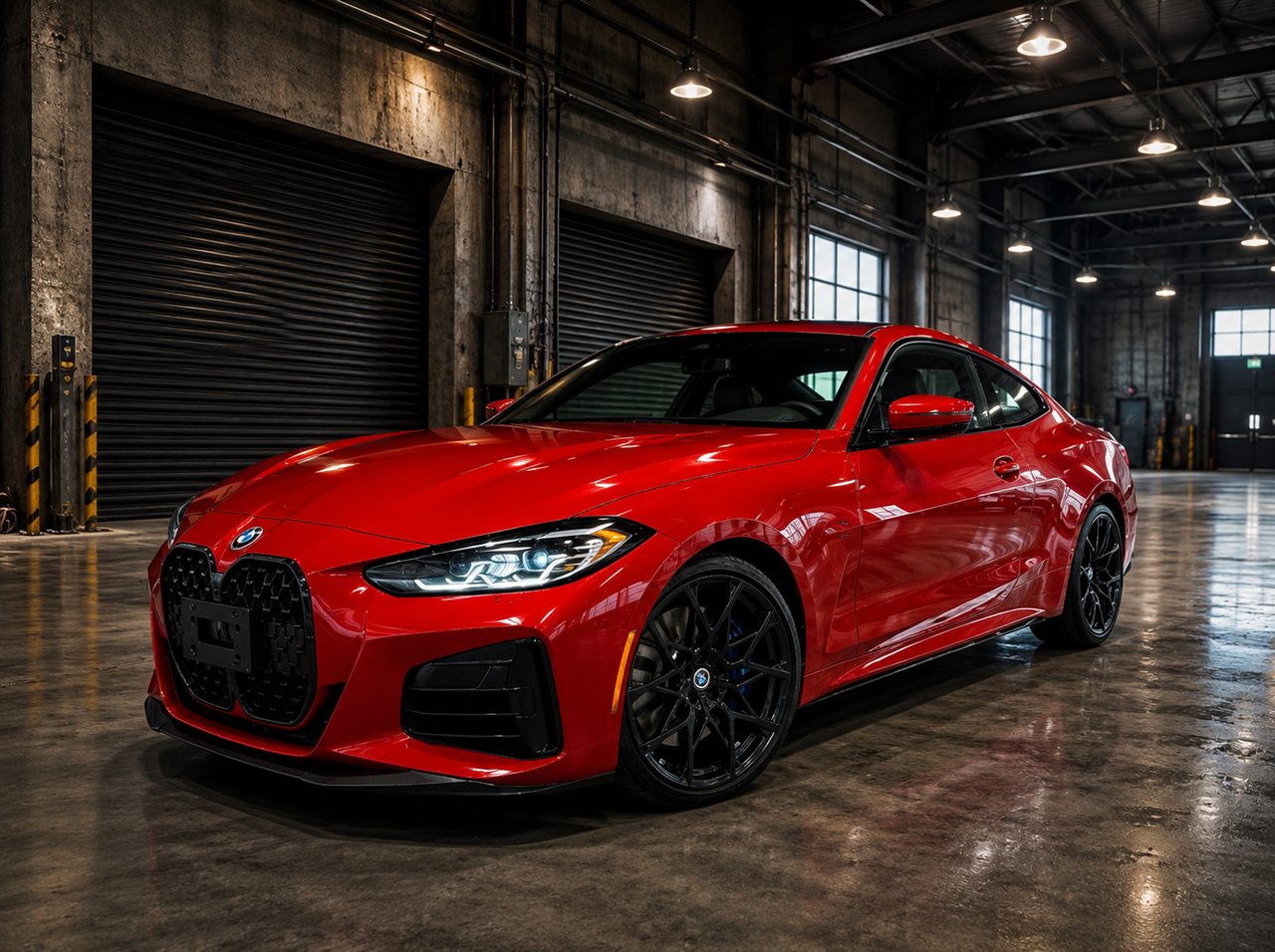 Red 2023 BMW 4 Series Coupe Rear-Wheel Drive Automatic