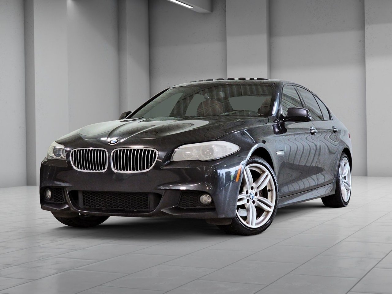 Black 2013 BMW 5 Series Sedan All-Wheel Drive Automatic