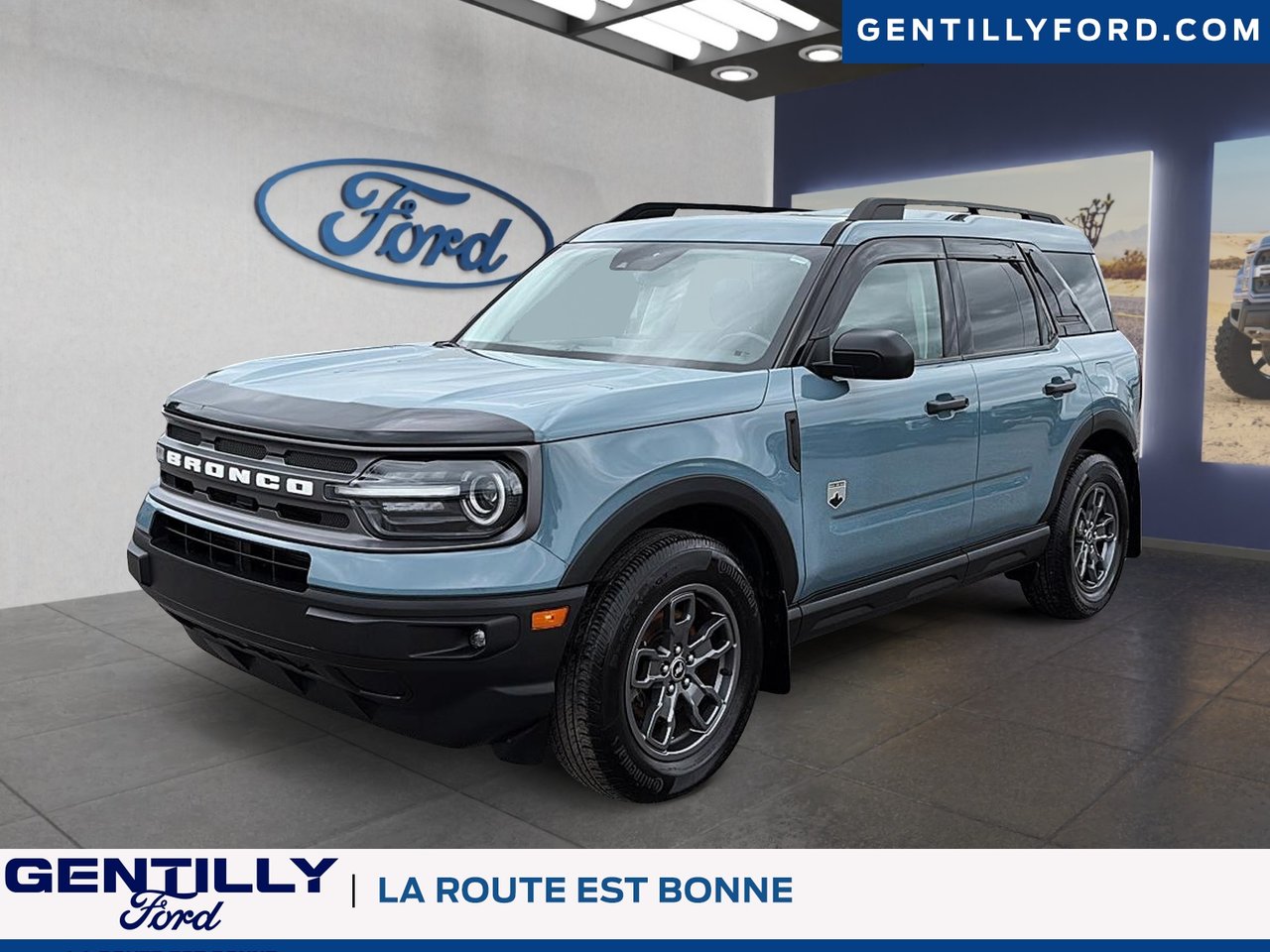 Gray 2022 Ford Bronco Sport SUV / Crossover All-Wheel Drive Automatic