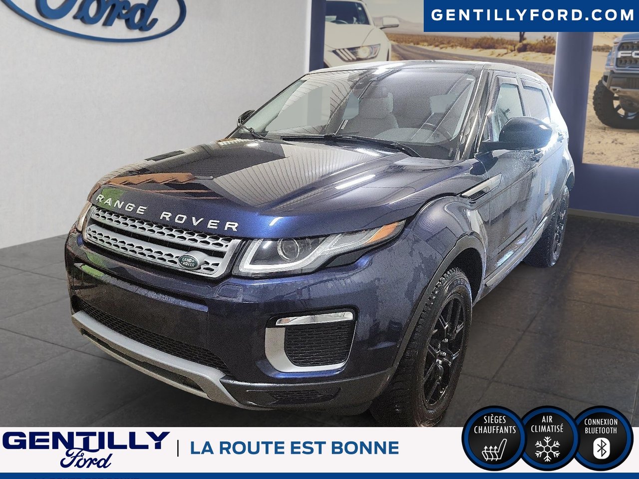 Blue 2016 Land Rover Range Rover Evoque SUV / Crossover All-Wheel Drive Automatic