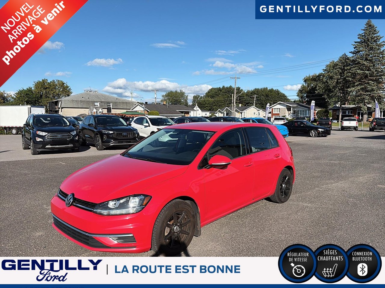 Red 2018 Volkswagen Golf Hatchback Manual