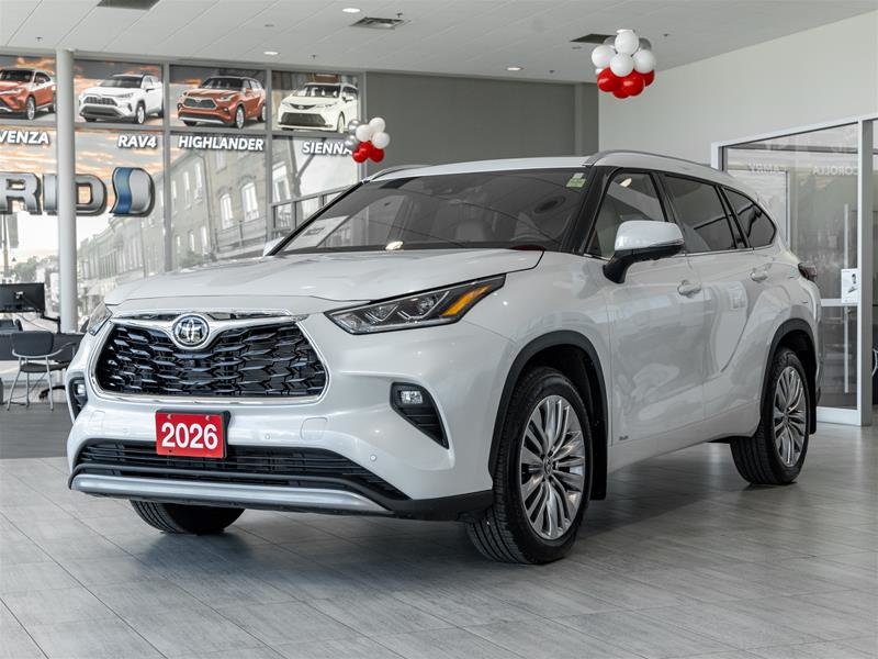 White (Wind Chill Pearl) 2026 Toyota Highlander Hybrid SUV / Crossover All-Wheel Drive Automatic