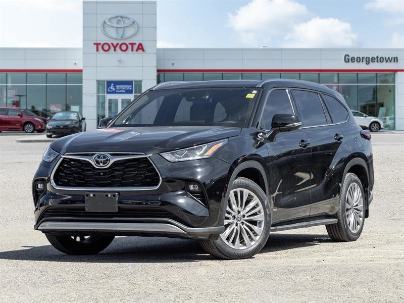 Midnight Black Metallic 2026 Toyota Highlander Hybrid SUV / Crossover All-Wheel Drive Automatic