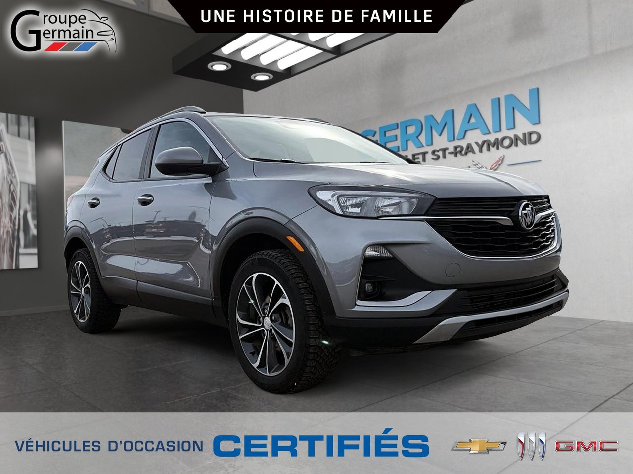 Gray 2023 Buick Encore GX SUV / Crossover All-Wheel Drive Automatic