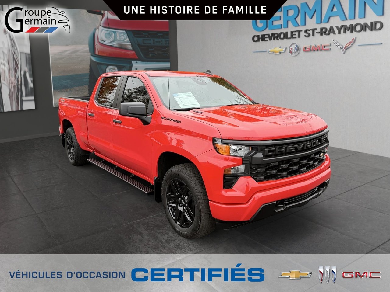 Red (ROUGE ARDENT) 2025 Chevrolet Silverado 1500 Pickup Truck Four-Wheel Drive Automatic