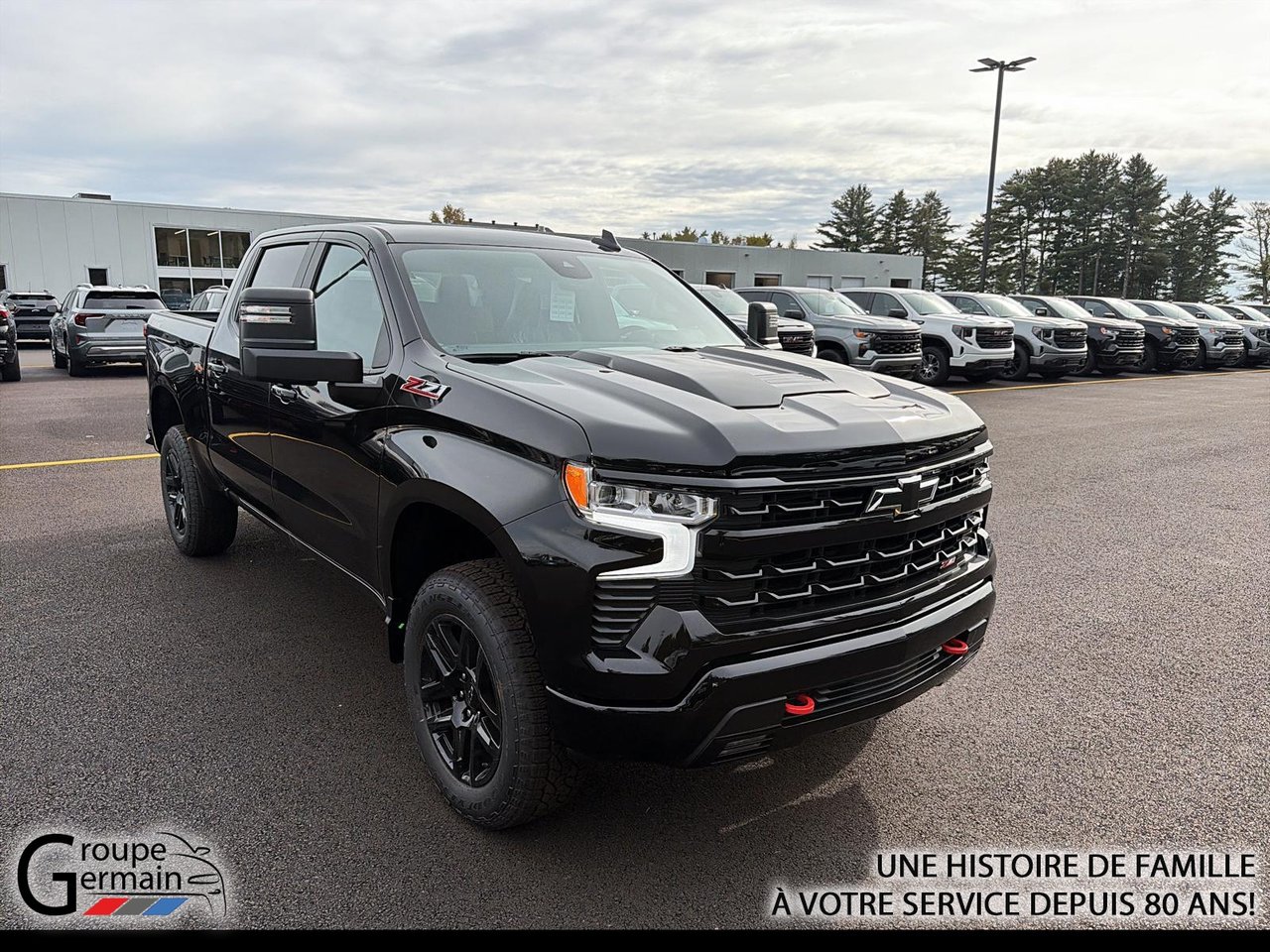 Black 2026 Chevrolet Silverado 1500 Pickup Truck Four-Wheel Drive Automatic
