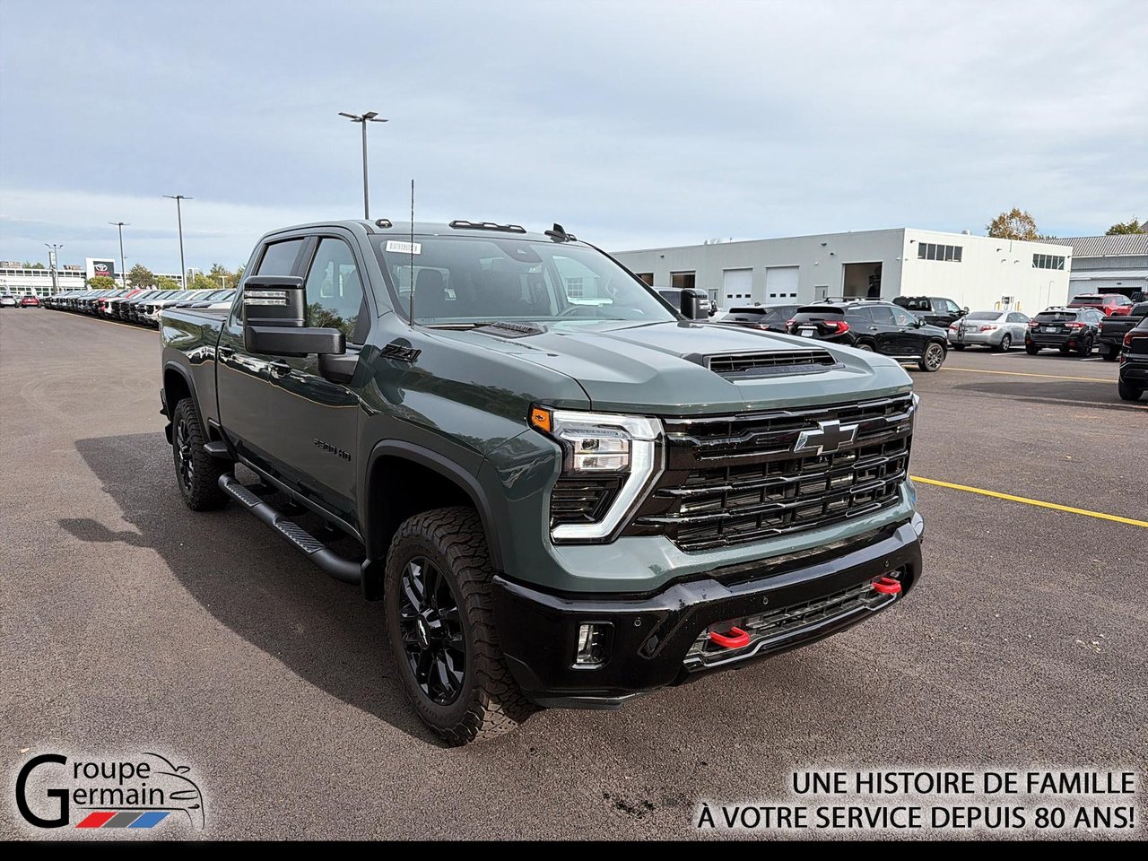 Gray (Cypress Grey) 2026 Chevrolet Silverado 2500HD Pickup Truck Four-Wheel Drive Automatic