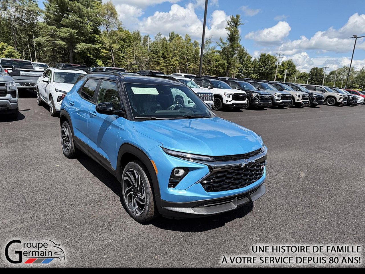 Marina Blue Metallic with Mosaic Black Metallic tw 2026 Chevrolet Trailblazer SUV / Crossover Four-Wheel Drive Automatic