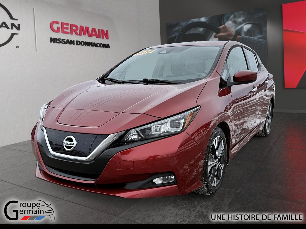 Braise écarlate 2019 Nissan LEAF Hatchback Front-Wheel Drive Automatic