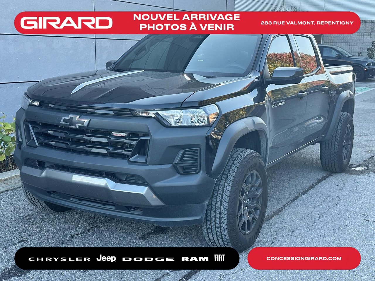 Black 2025 Chevrolet Colorado Pickup Truck Four-Wheel Drive Automatic
