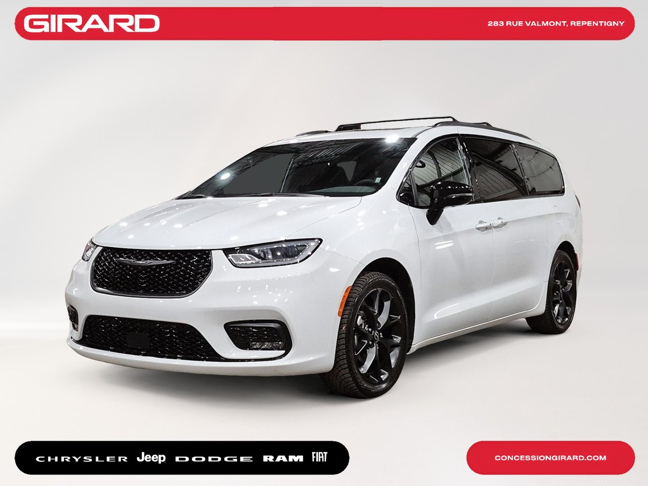 White (PW7/BLANC ECLAT) 2025 Chrysler Pacifica Minivan Front-Wheel Drive Automatic