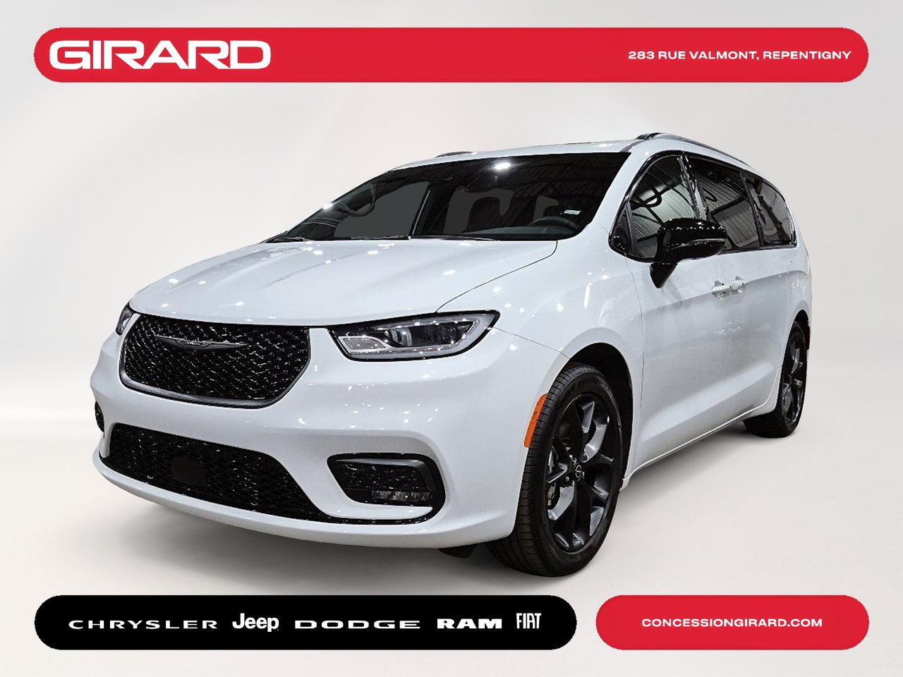White 2025 Chrysler Pacifica Minivan Front-Wheel Drive Automatic
