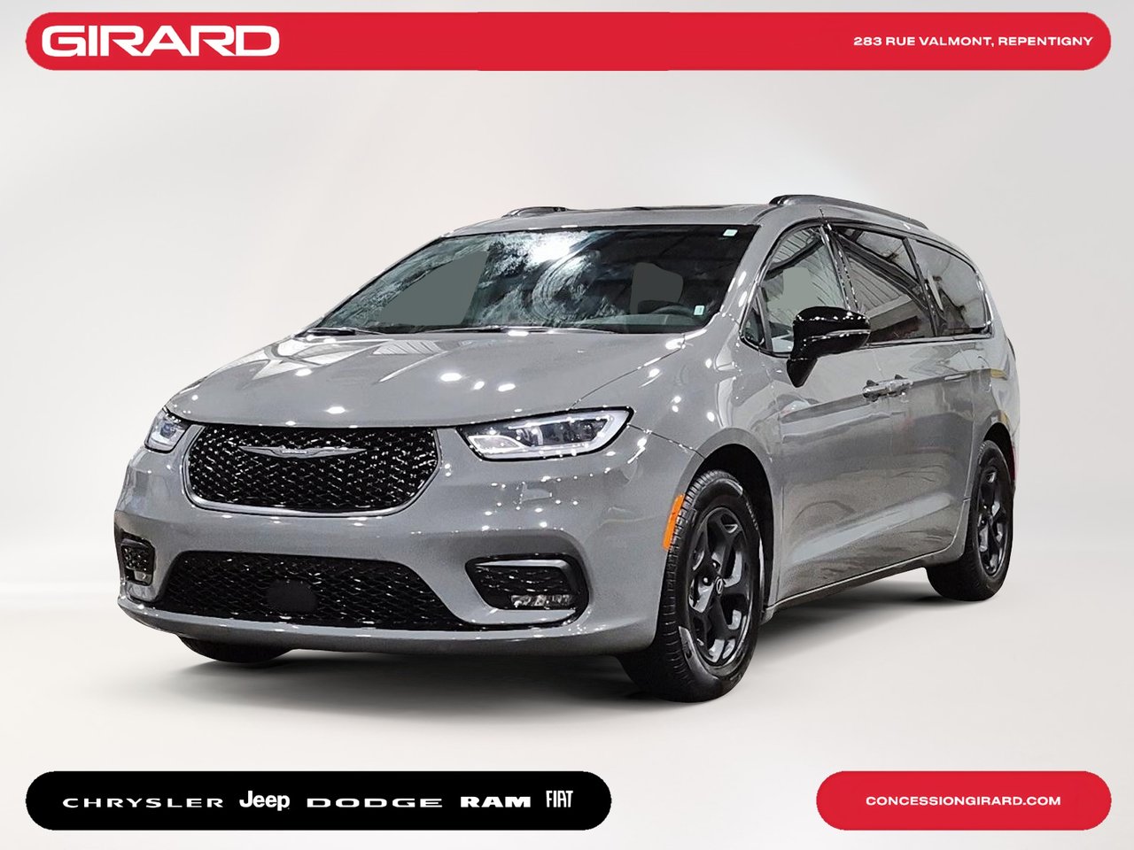 Gray (STING GREY) 2025 Chrysler Pacifica Minivan Front-Wheel Drive Automatic