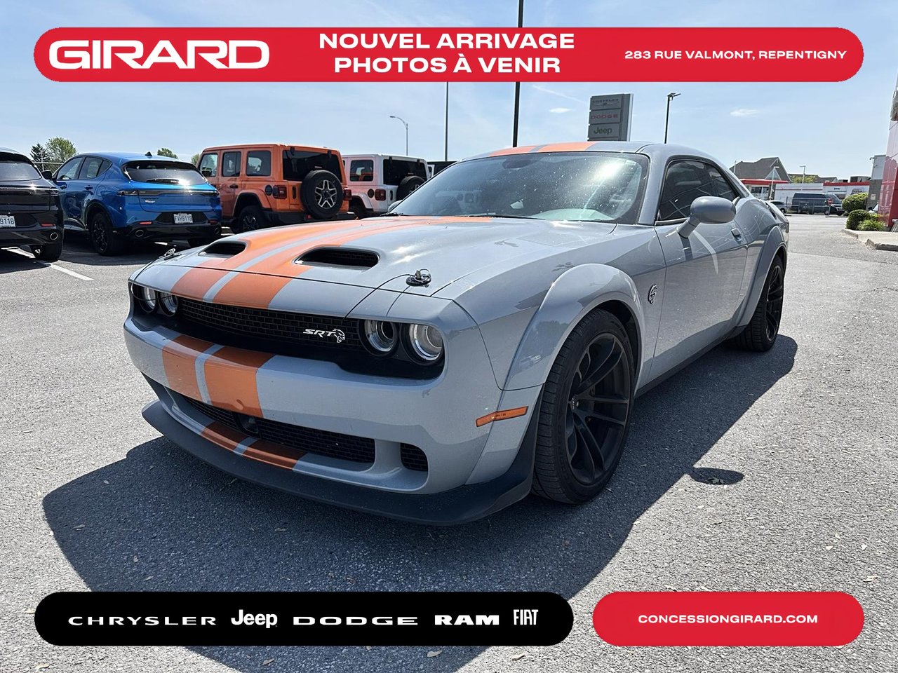 NUAGE DE FUMÉE 2021 Dodge Challenger SRT Hellcat Widebody RWD Coupe Rear-Wheel Drive Automatic
