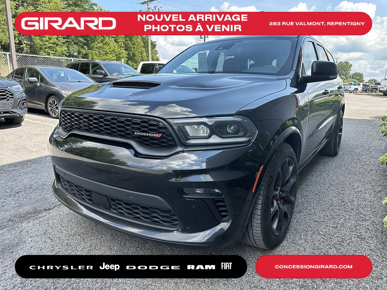Diamond Black Crystal P/C 2023 Dodge Durango SUV / Crossover All-Wheel Drive Automatic