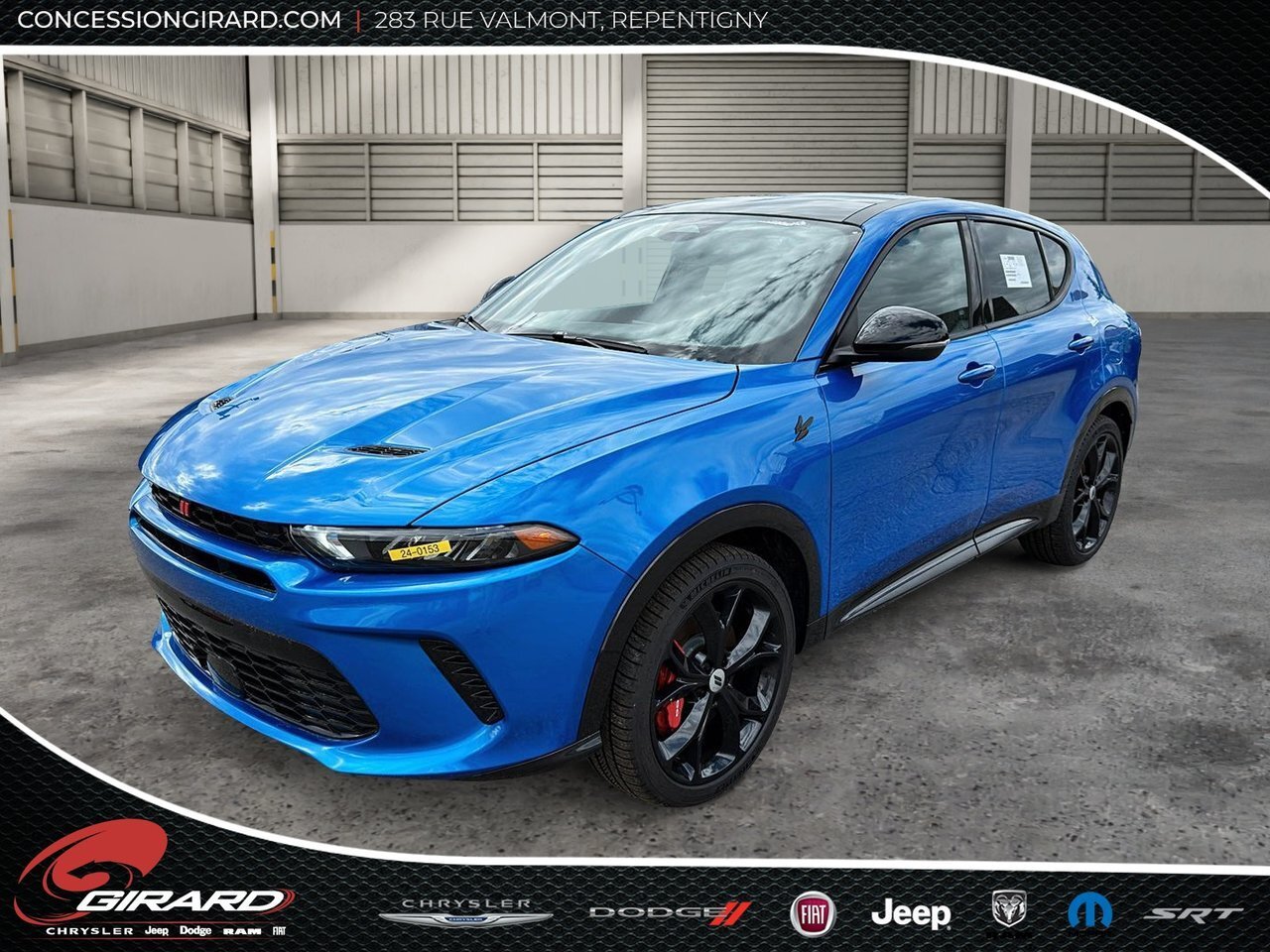Blue (Bleu Bayou) 2024 Dodge Hornet SUV / Crossover All-Wheel Drive Automatic