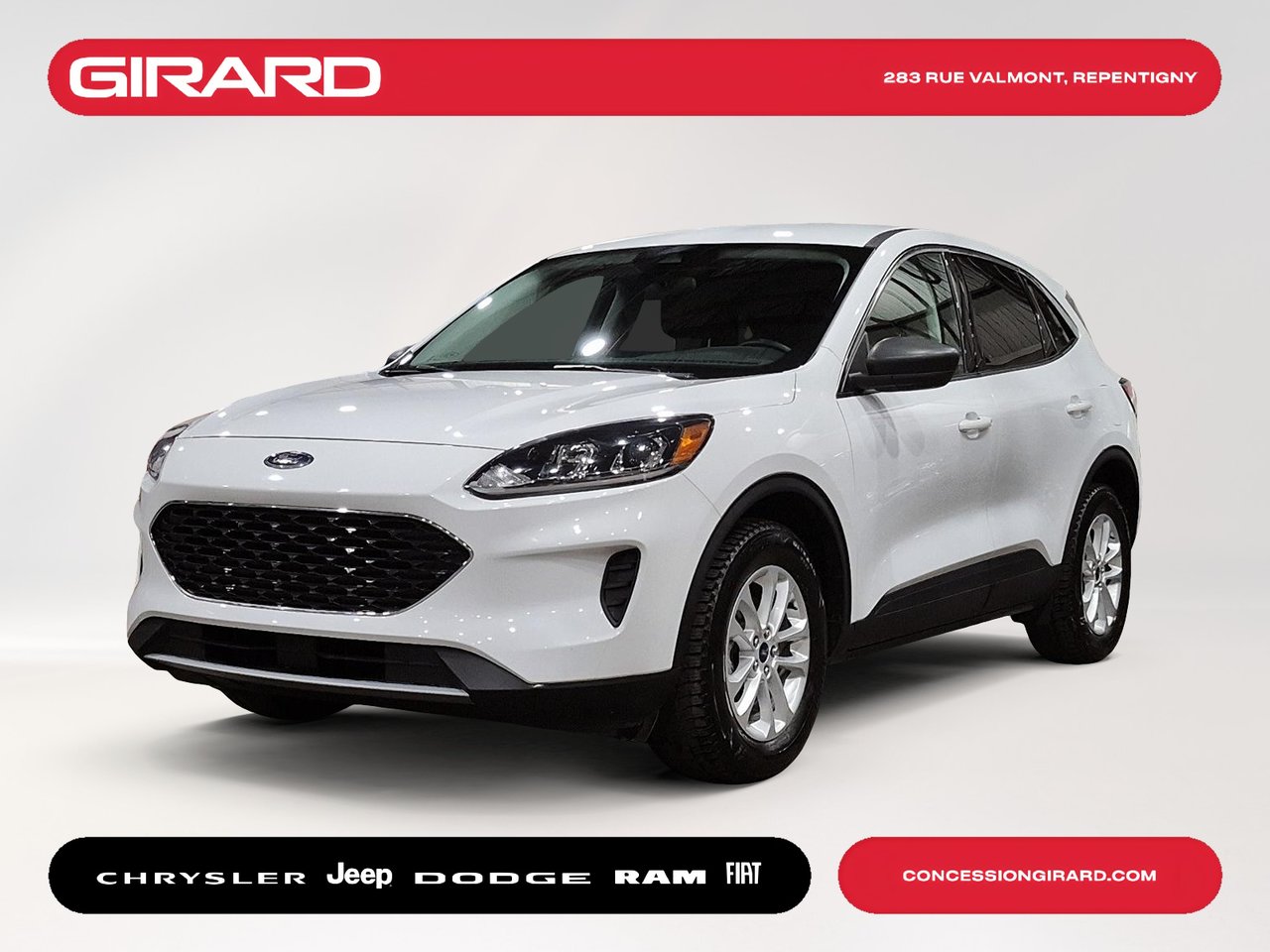 White 2022 Ford Escape Hybrid SUV / Crossover All-Wheel Drive Continuously Variable Transmission