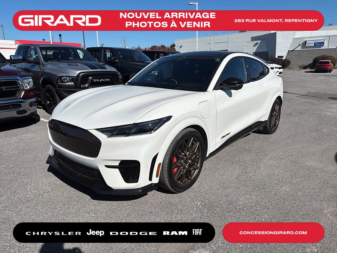 White 2024 Ford Mustang Mach-E SUV / Crossover All-Wheel Drive Automatic