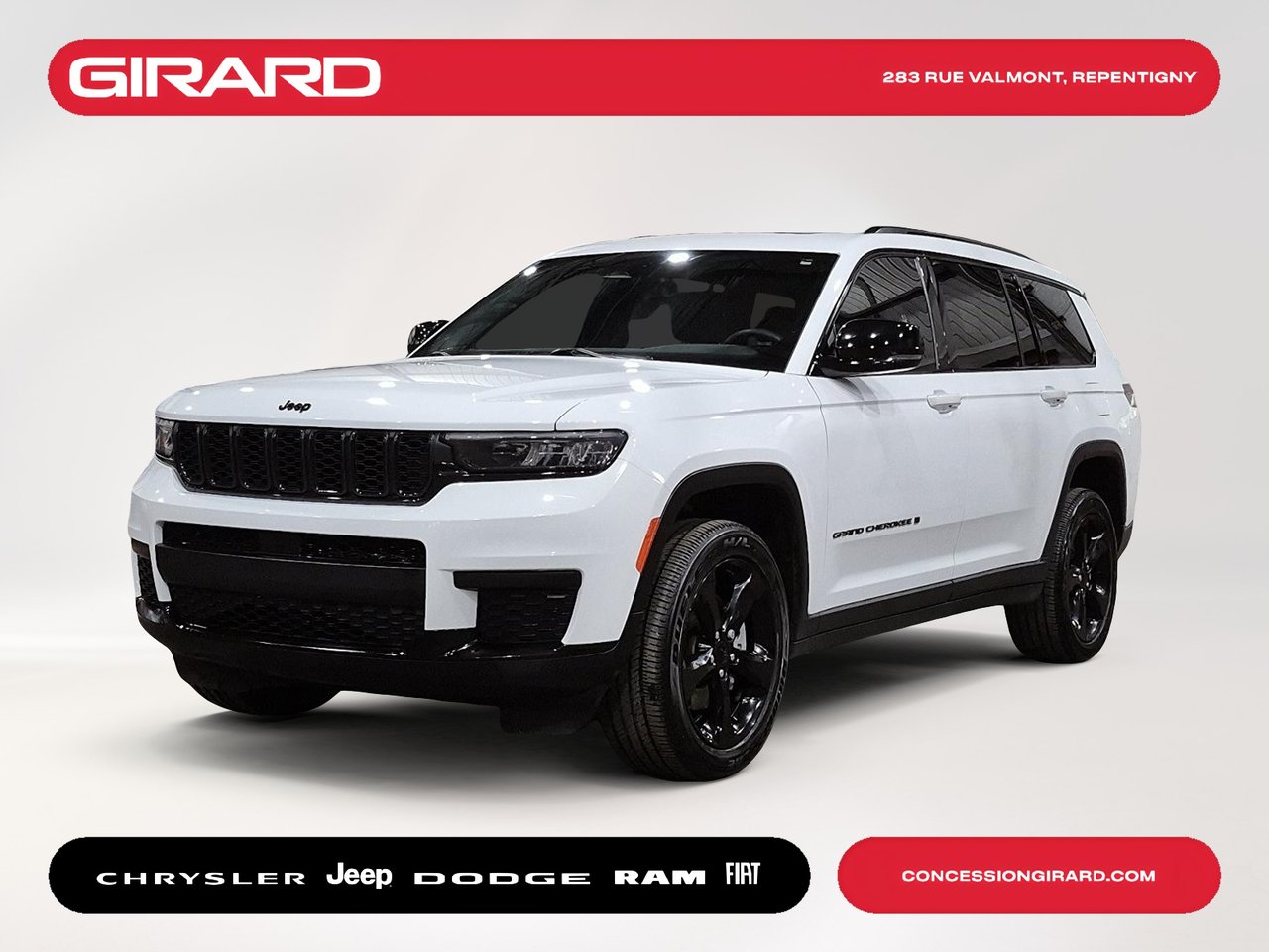 White 2025 Jeep Grand Cherokee L SUV / Crossover Four-Wheel Drive Automatic