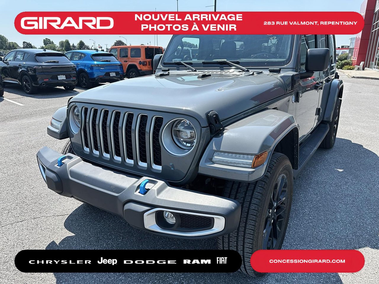 Gray (GRIS PASTENAGUE) 2022 Jeep Wrangler 4xe SUV / Crossover Four-Wheel Drive Automatic