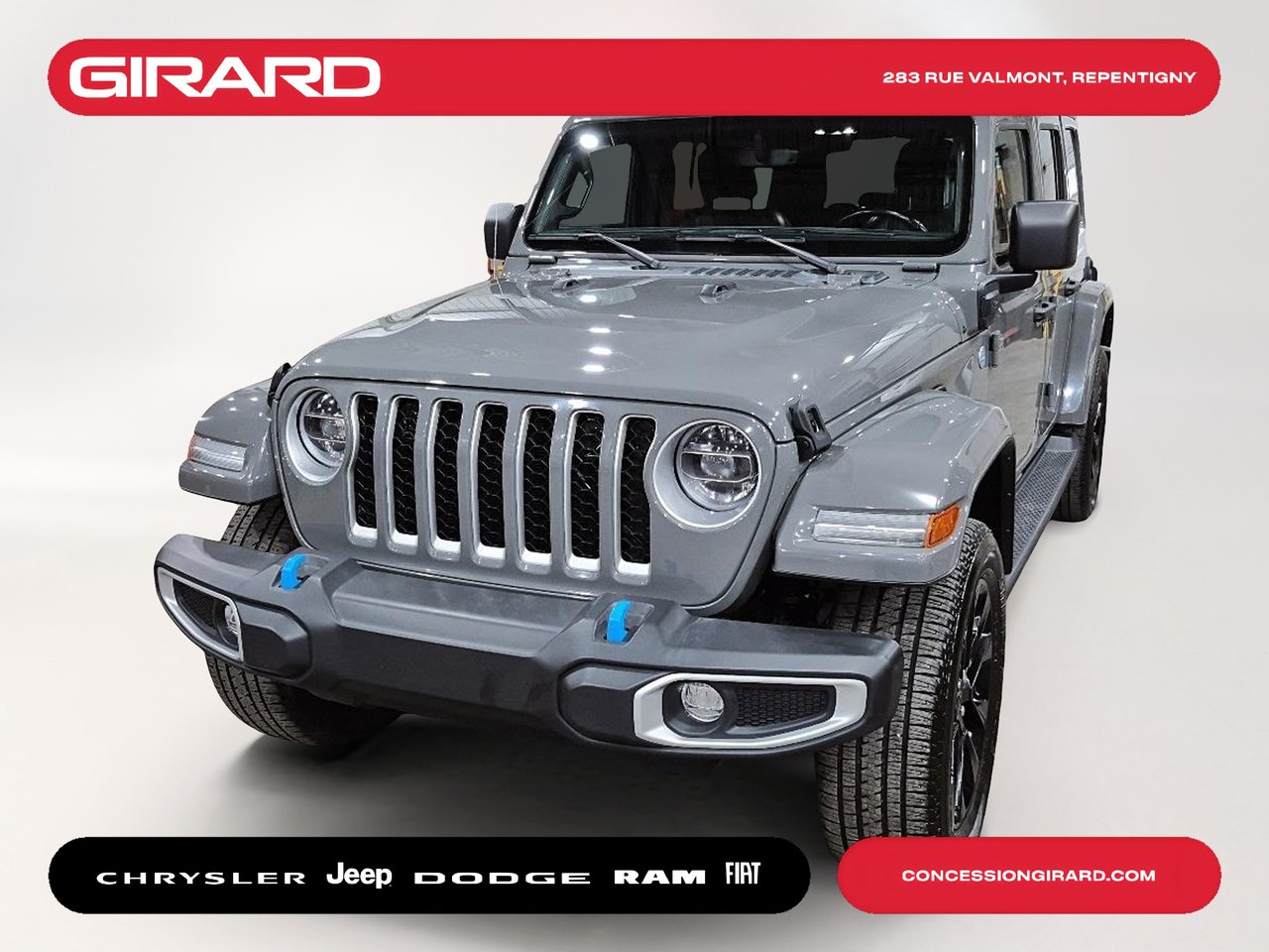 Gray (GRIS PASTENAGUE) 2022 Jeep Wrangler 4xe SUV / Crossover Four-Wheel Drive Automatic