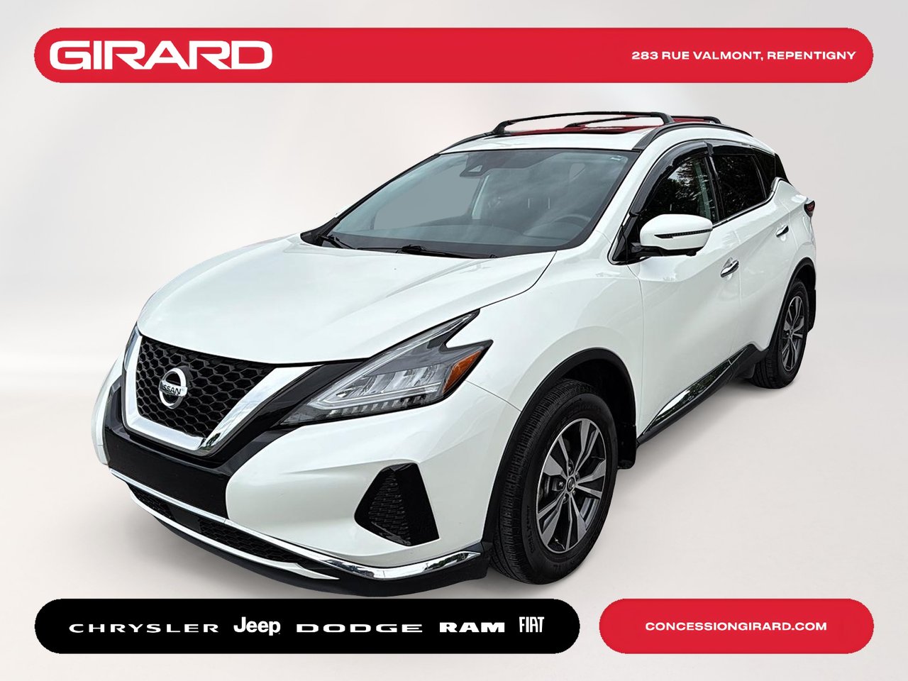 White 2021 Nissan Murano SUV / Crossover All-Wheel Drive Automatic