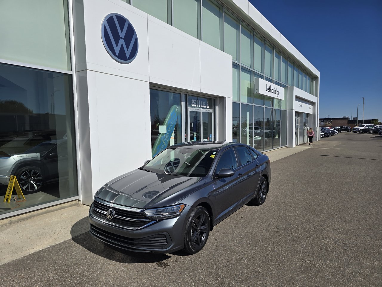 Gray (Platinum Grey Metallic) 2023 Volkswagen Jetta Sedan Automatic