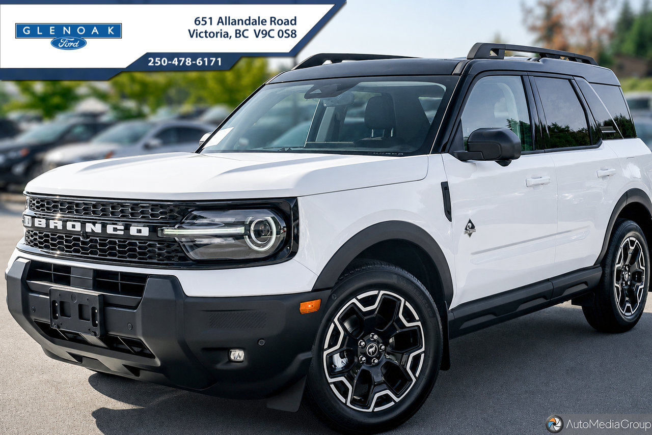 White 2025 Ford Bronco Sport SUV / Crossover All-Wheel Drive 8-Speed Automatic
