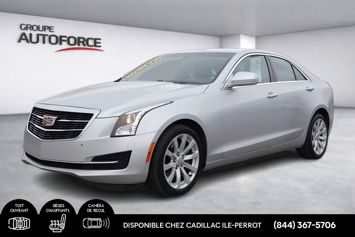 Silver 2017 Cadillac ATS Sedan All-Wheel Drive Automatic