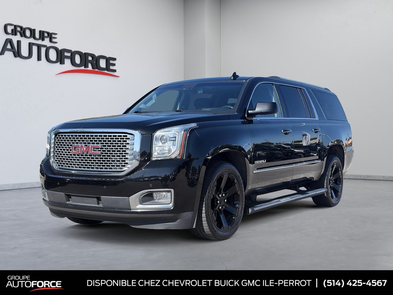 Black 2017 GMC Yukon XL SUV / Crossover Four-Wheel Drive Automatic