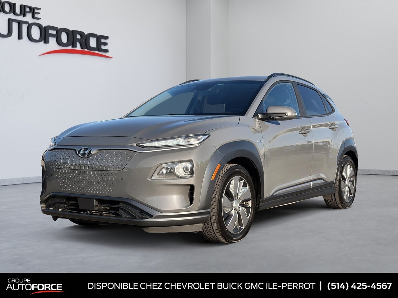 Gray 2019 Hyundai Kona Electric SUV / Crossover Front-Wheel Drive Automatic