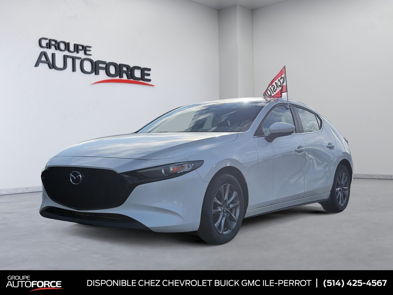 White 2021 Mazda MAZDA3 Sport Hatchback  
