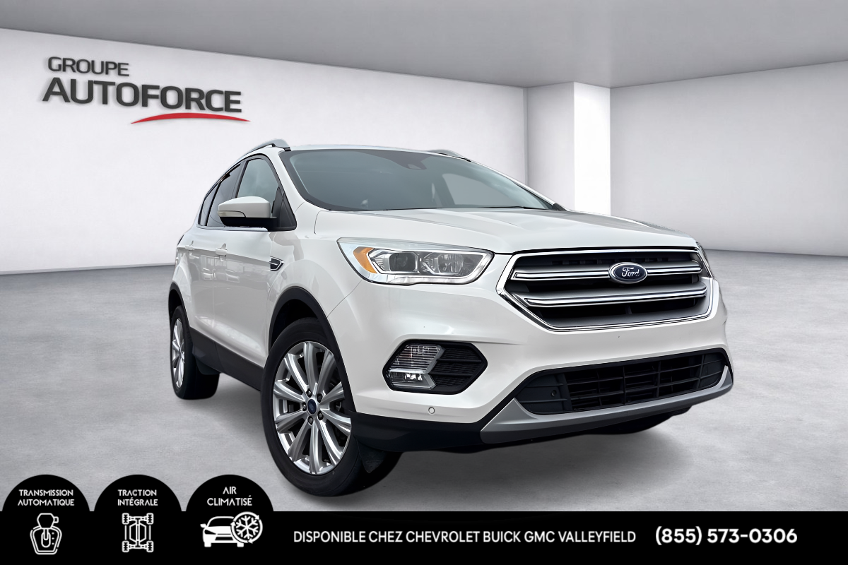 White 2017 Ford Escape SUV / Crossover All-Wheel Drive Automatic