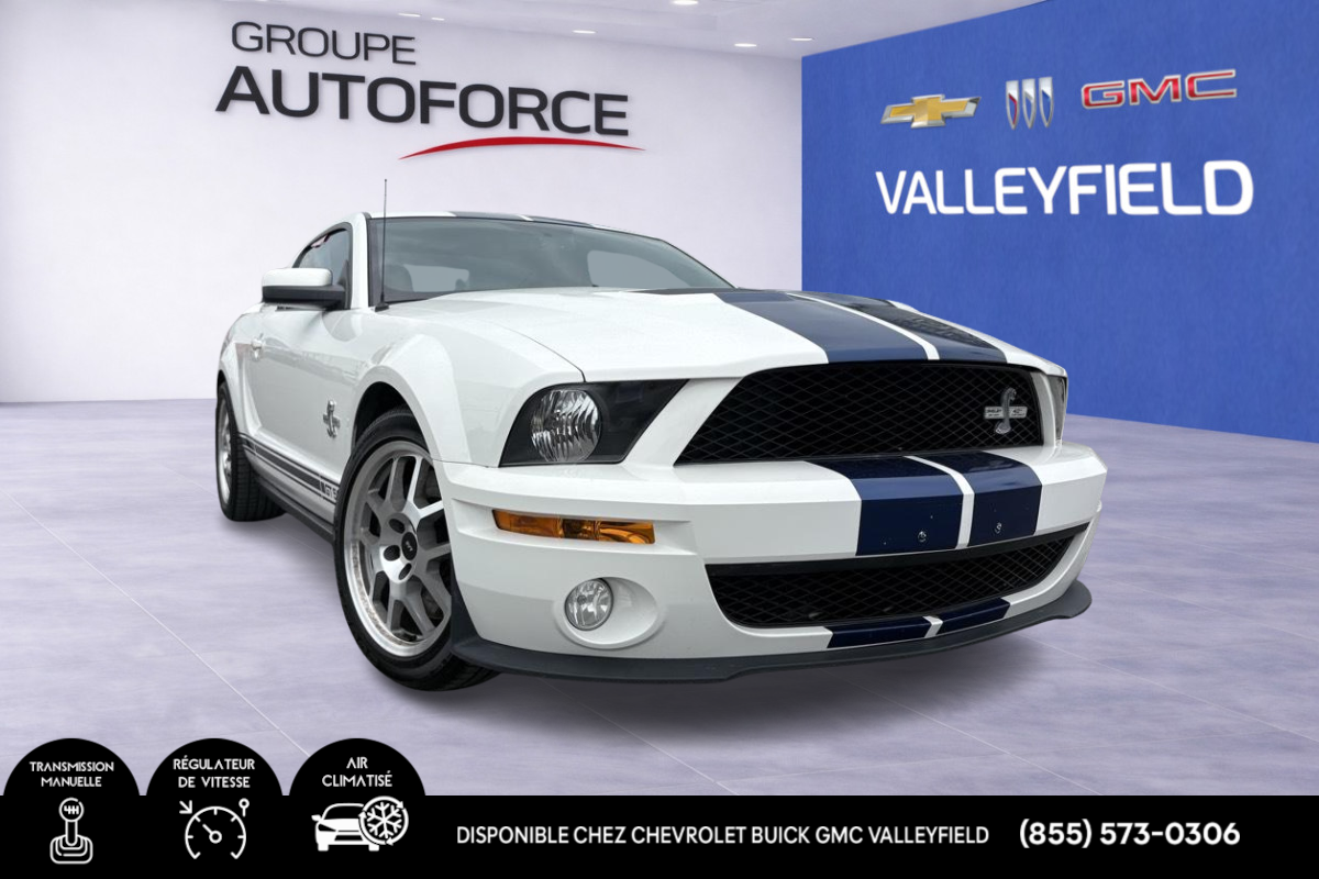 BLANCHE 2007 Ford Mustang Shelby GT500 Coupe RWD Coupe Rear-Wheel Drive Manual