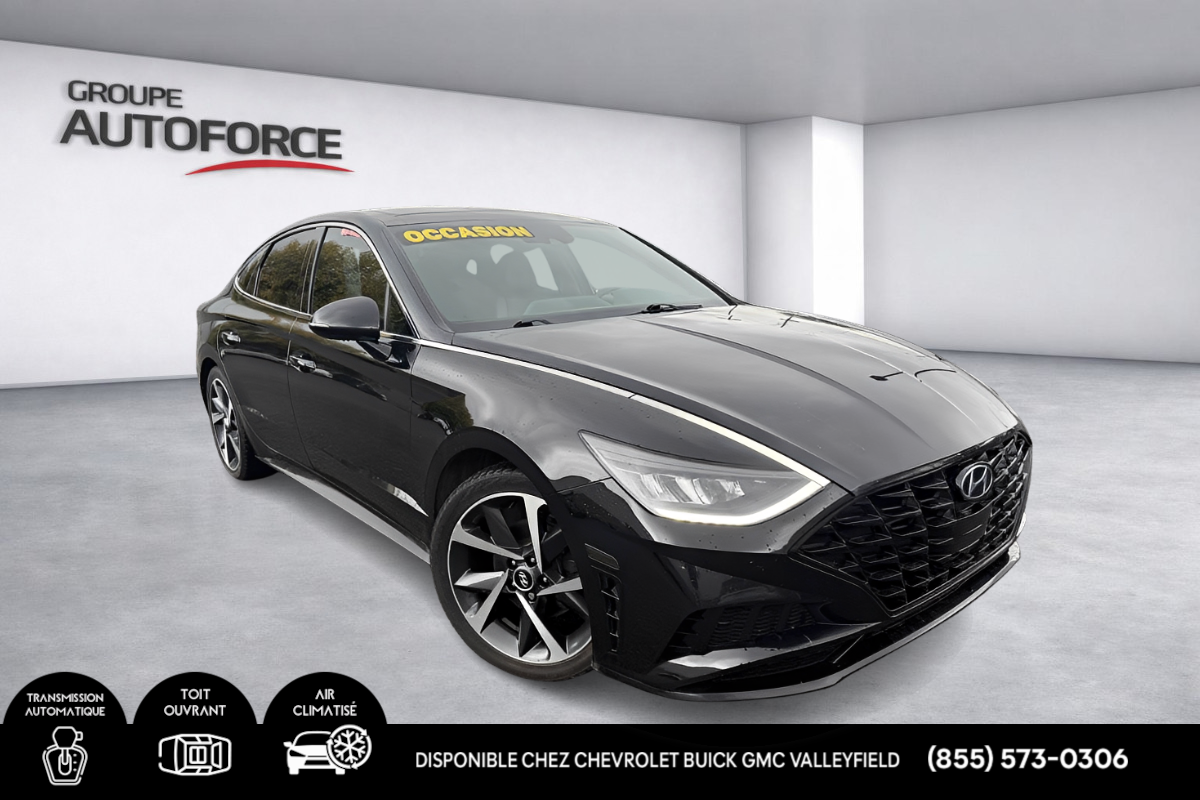Black 2022 Hyundai Sonata Sedan Front-Wheel Drive Automatic
