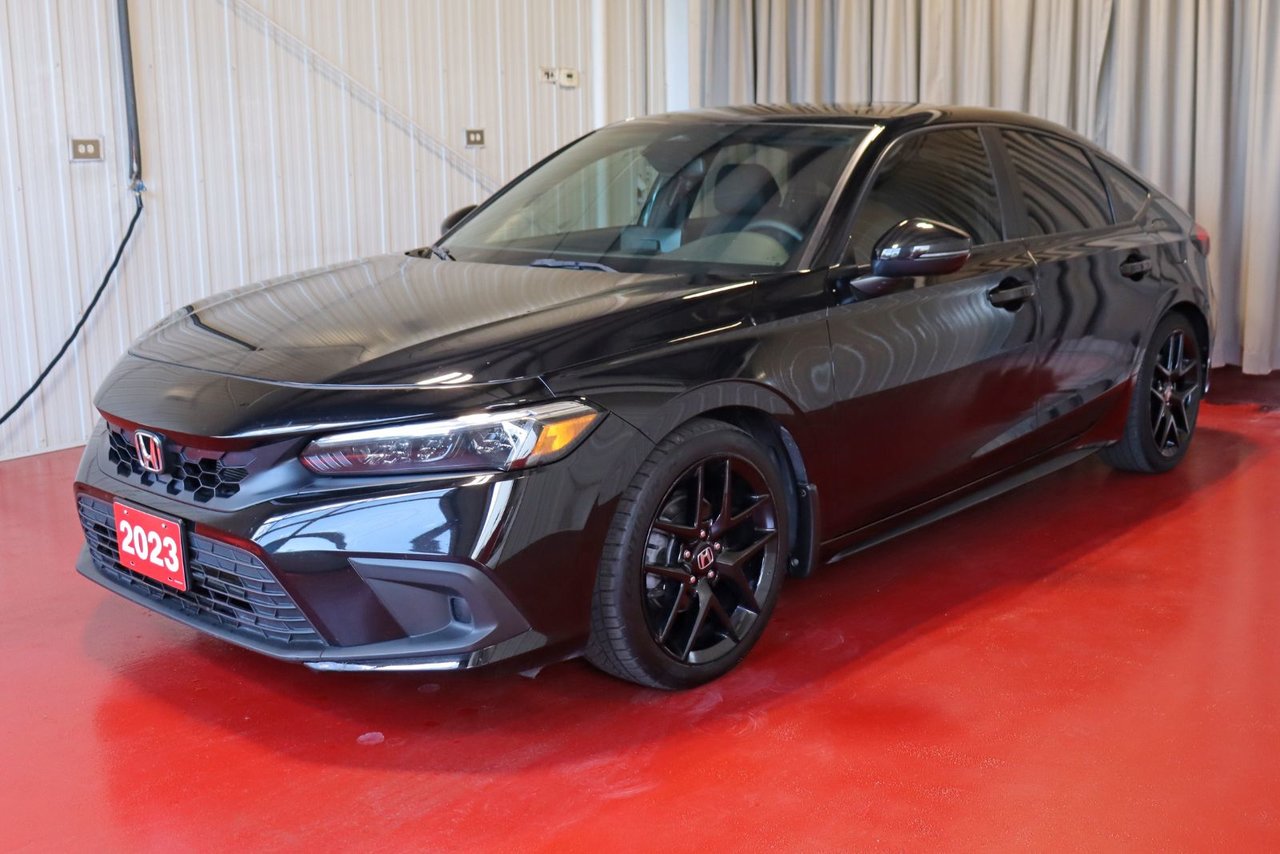 Black 2023 Honda Civic Hatchback Hatchback Front-Wheel Drive