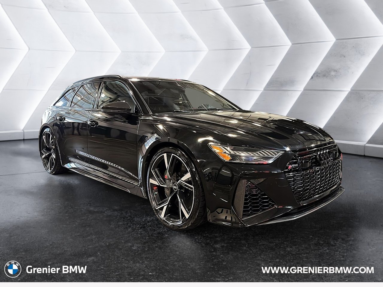 Black 2023 Audi RS 6 Avant Wagon All-Wheel Drive Automatic