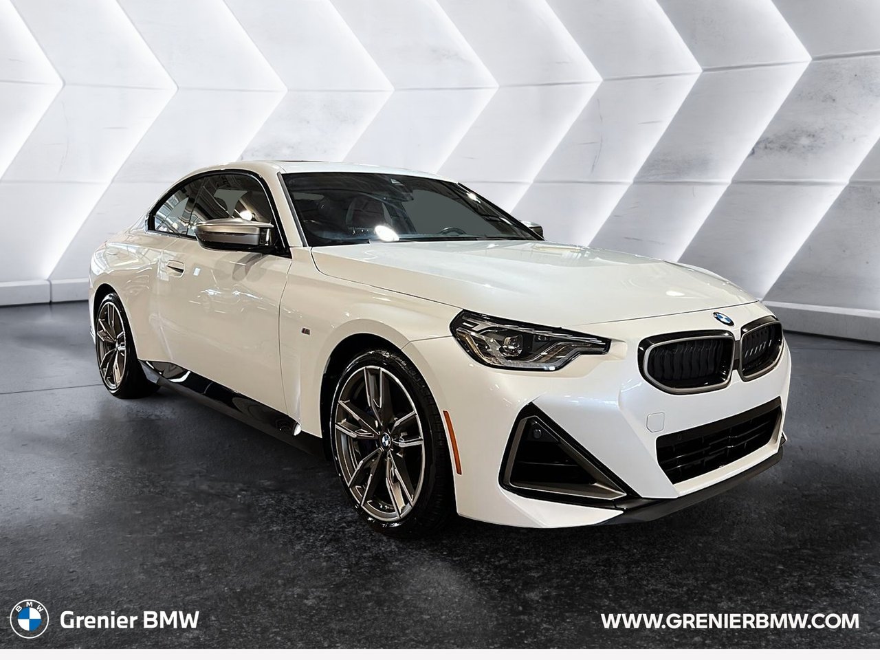 White 2023 BMW 2 Series Coupe All-Wheel Drive Automatic