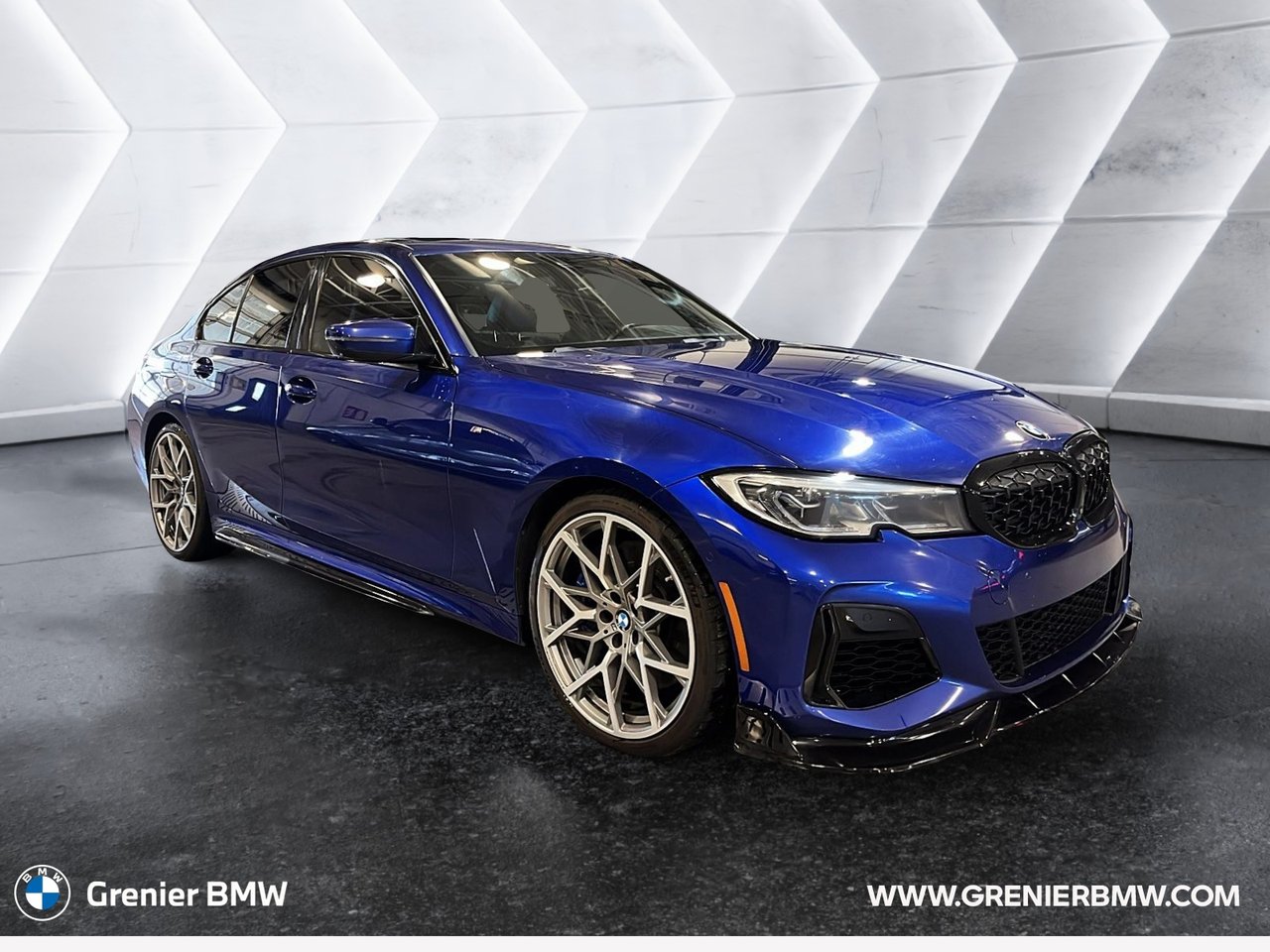 Blue 2021 BMW 3 Series Sedan All-Wheel Drive Automatic