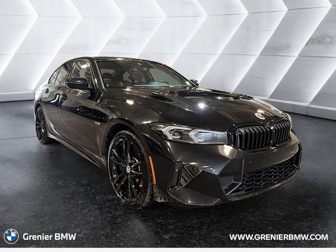 Black 2023 BMW 3 Series Sedan All-Wheel Drive Automatic