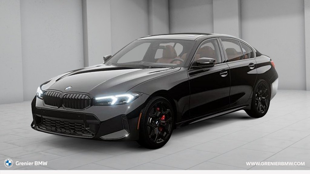 Black 2026 BMW 3 Series 330i xDrive Sedan All-Wheel Drive Automatic