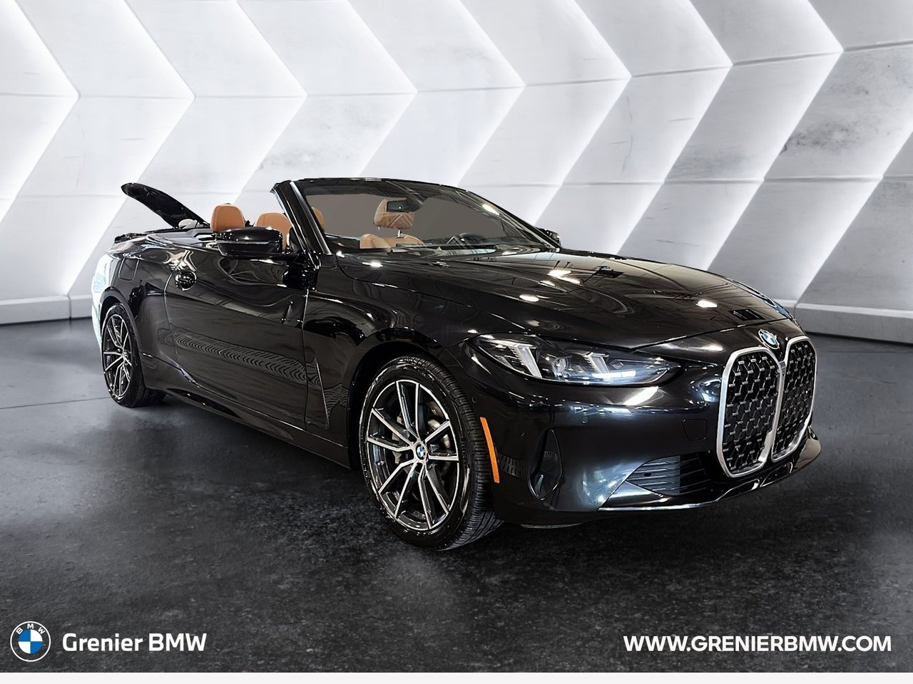 Black 2025 BMW 4 Series Convertible All-Wheel Drive Automatic