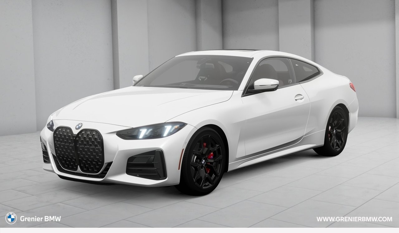 White 2027 BMW 4 Series Coupe All-Wheel Drive Automatic