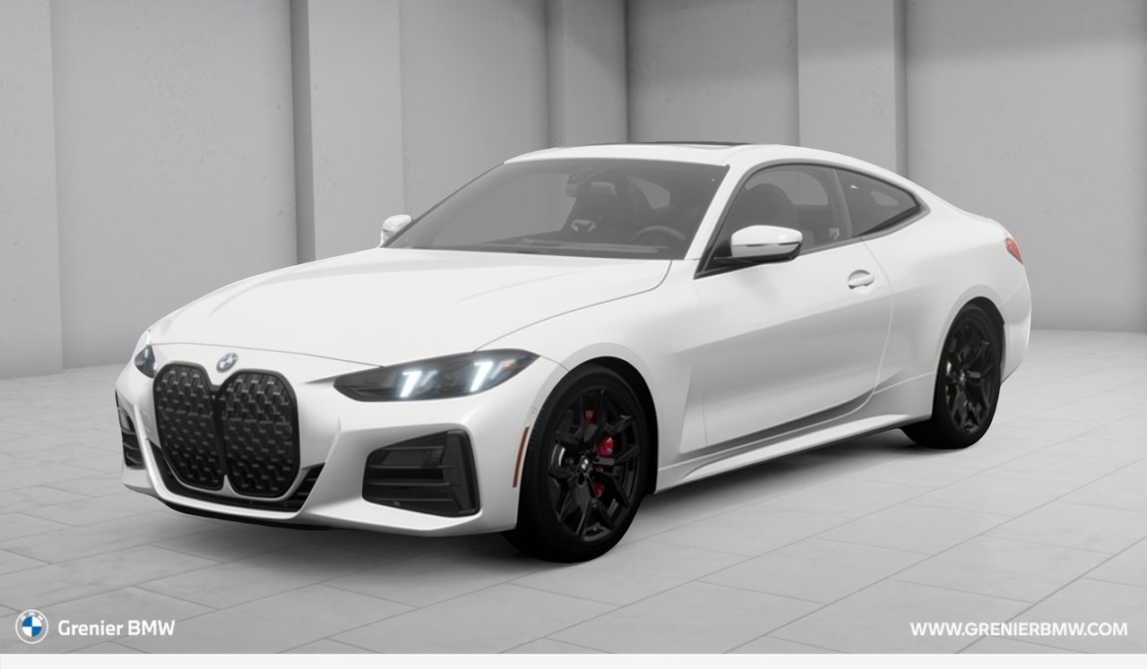White 2027 BMW 4 Series Coupe All-Wheel Drive Automatic