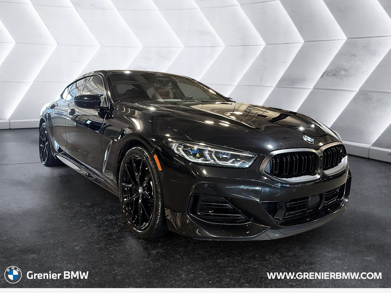 Black 2024 BMW 8 Series Coupe All-Wheel Drive Automatic