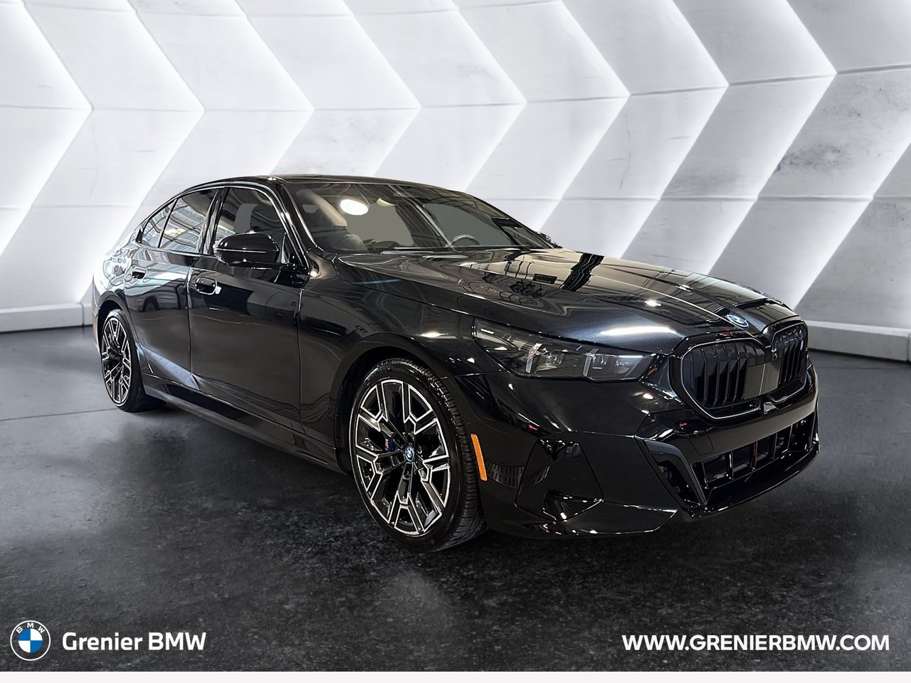 Black 2025 BMW i5 Sedan All-Wheel Drive Automatic