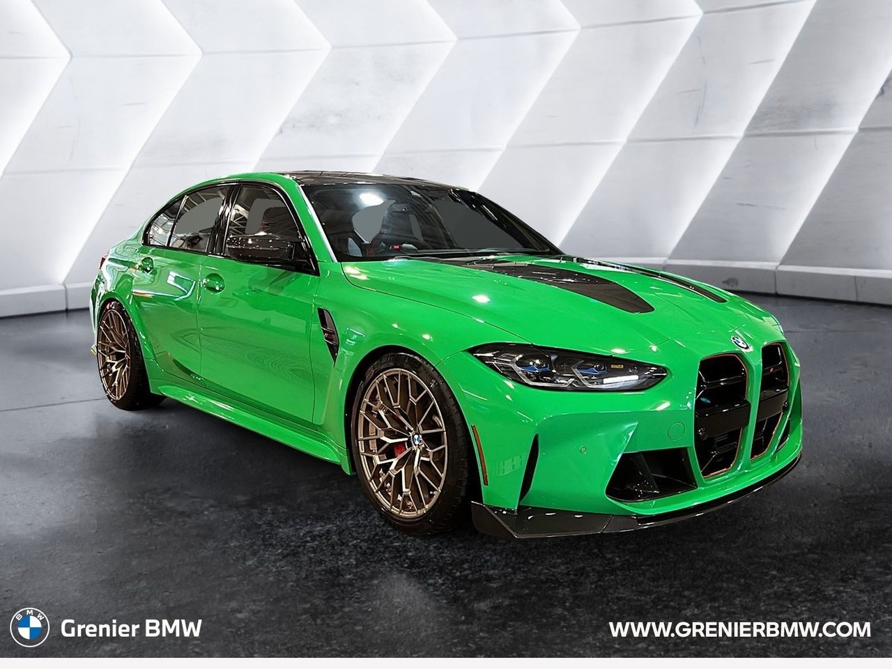 Green 2024 BMW M3 Sedan All-Wheel Drive Automatic