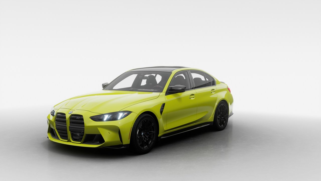 Yellow 2027 BMW M3 Sedan All-Wheel Drive Automatic